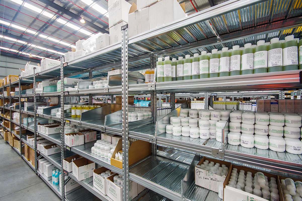 Allen Pharma Godown showing product stocks